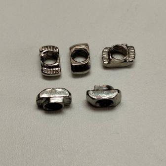 Turn T-Nut, M4, 20 Series. Pack of 5